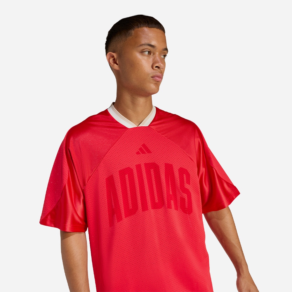 Áo Thun Nam Adidas Stadium Graphic Mesh - Đỏ - Supersports Vietnam