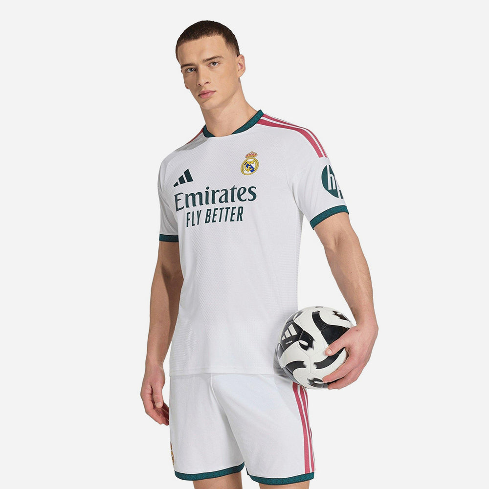 Áo Đá Bóng Nam Adidas Sân Nhà Real Madrid Authentic 26/27 - Trắng - Supersports Vietnam