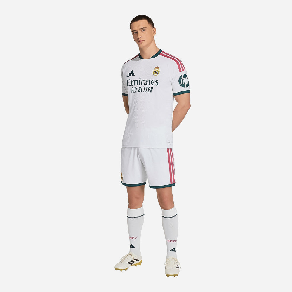 Áo Đá Bóng Nam Adidas Sân Nhà Real Madrid Authentic 26/27 - Trắng - Supersports Vietnam