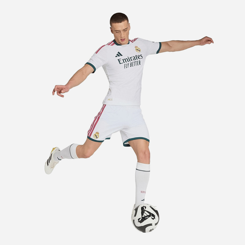 Áo Đá Bóng Nam Adidas Sân Nhà Real Madrid Authentic 26/27 - Trắng - Supersports Vietnam