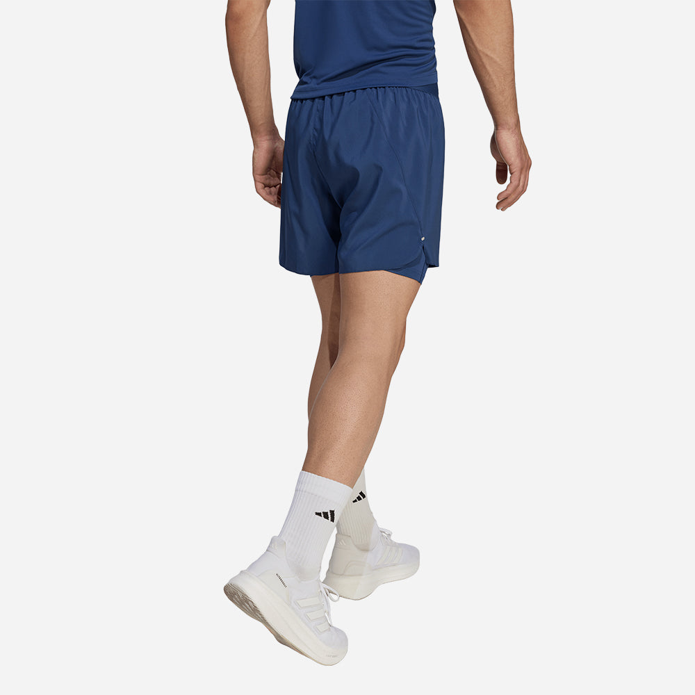 Quần Ngắn Thể Thao Nam Adidas Adi365 Running Essentials 2In1 - Xanh Dương - Supersports Vietnam
