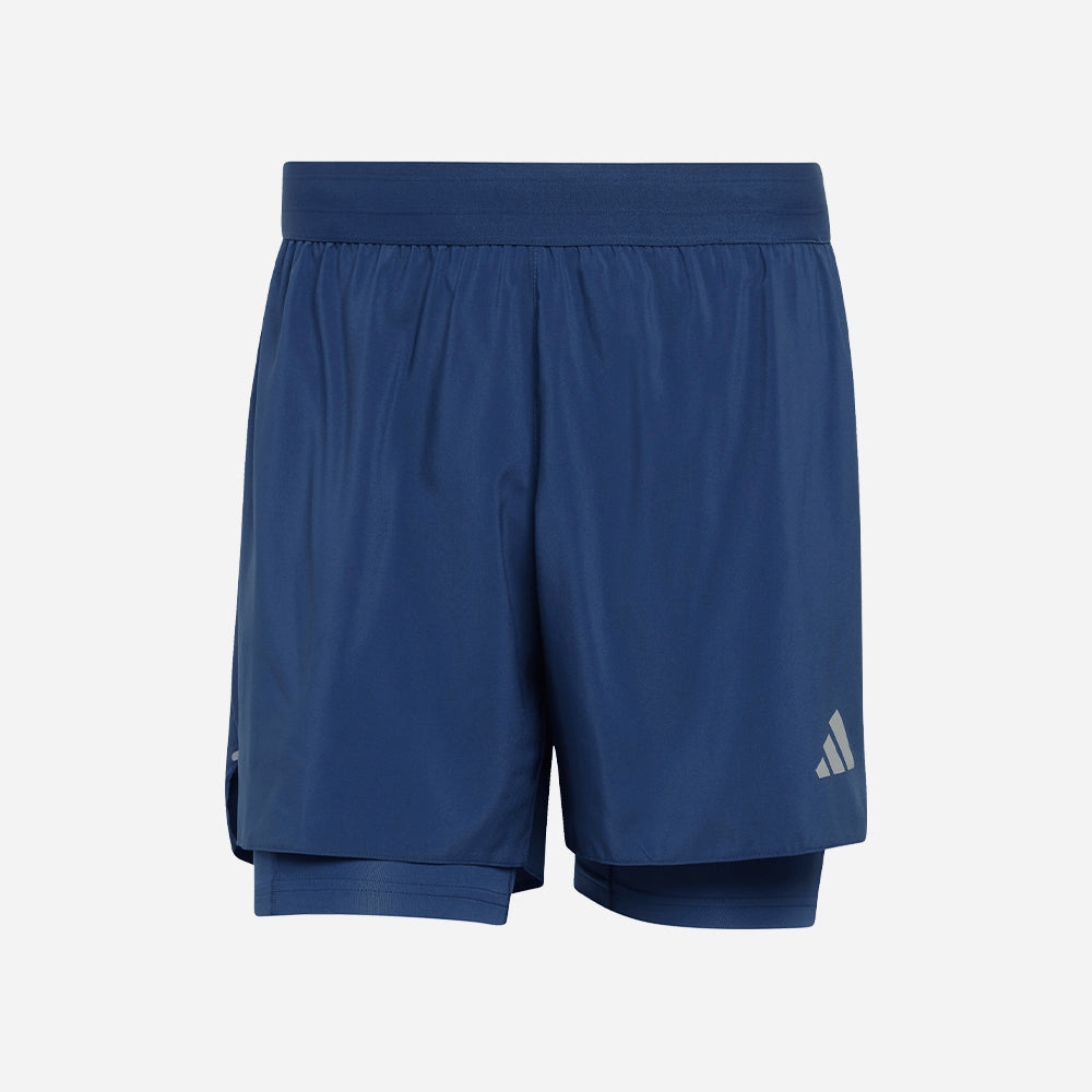 Quần Ngắn Thể Thao Nam Adidas Adi365 Running Essentials 2In1 - Xanh Dương - Supersports Vietnam