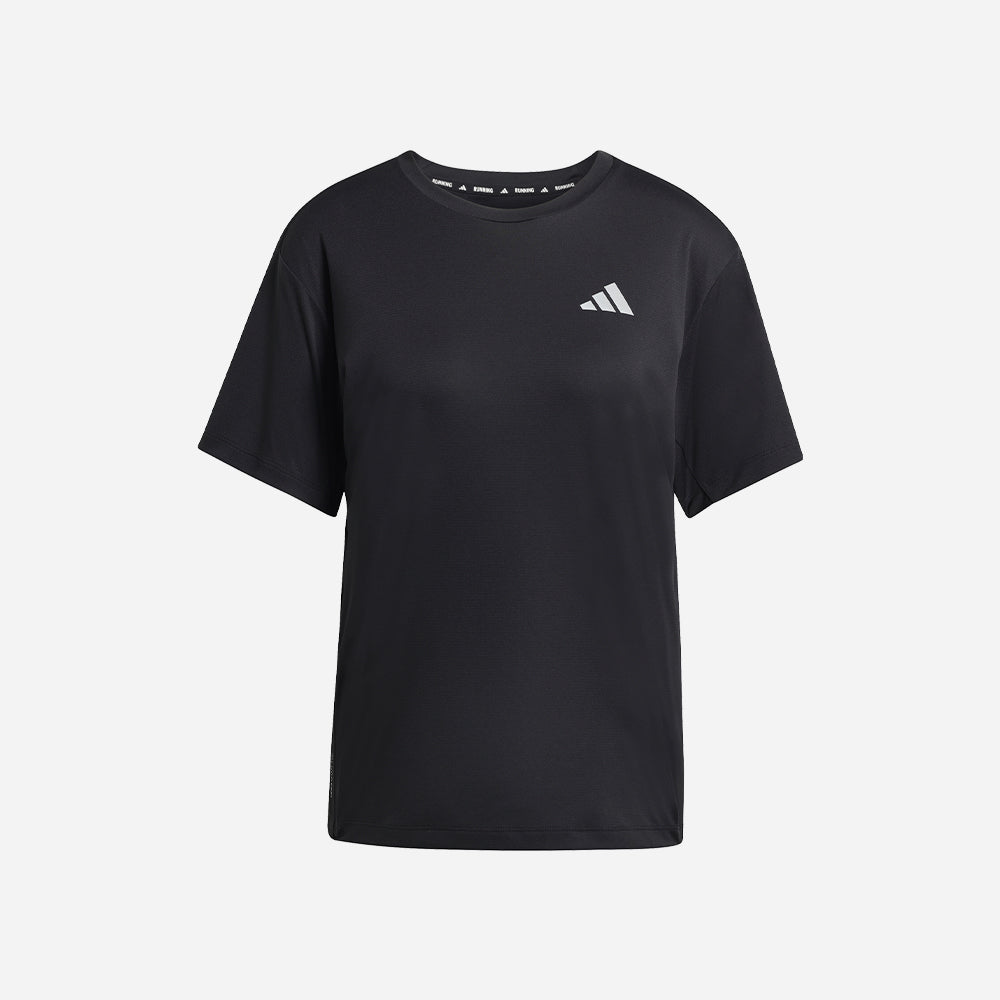 Áo Thun Nữ Adidas Running Essentials - Đen - Supersports Vietnam