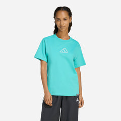 Áo Thun Nữ Adidas Moto - Xanh Dương