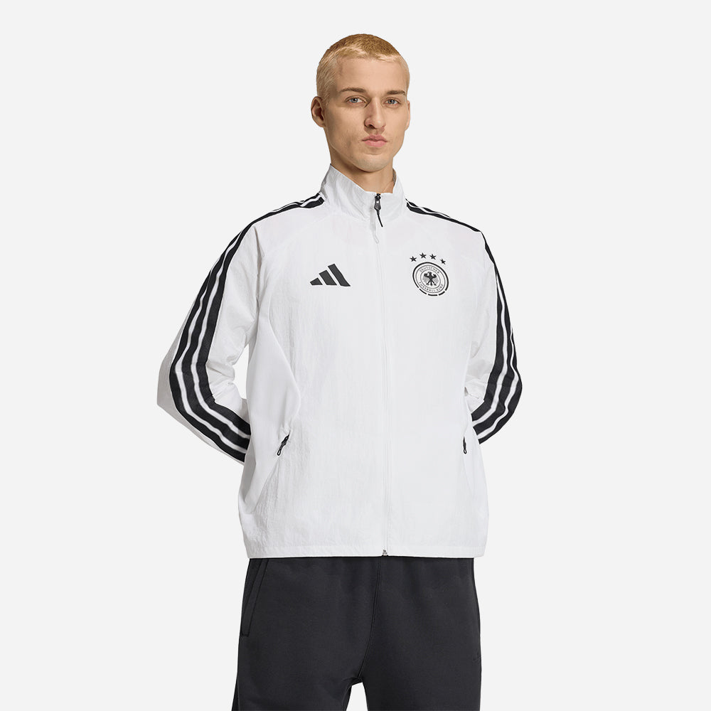 Áo Khoác Nam Adidas Sân Nhà ĐT Đức Anthem Replica - Trắng - Supersports Vietnam