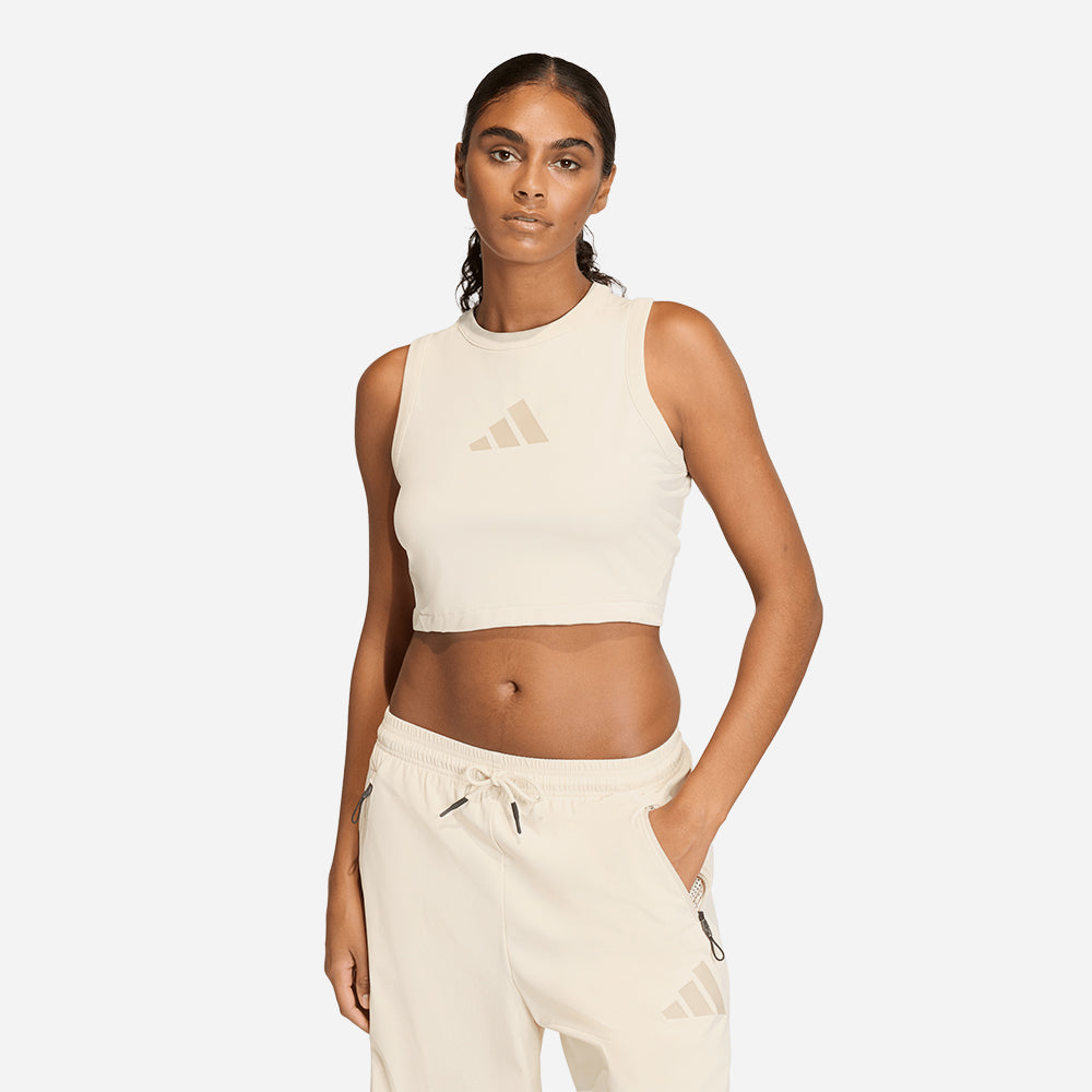 Áo Ba Lỗ Nữ Adidas Z.N.E. - Be - Supersports Vietnam