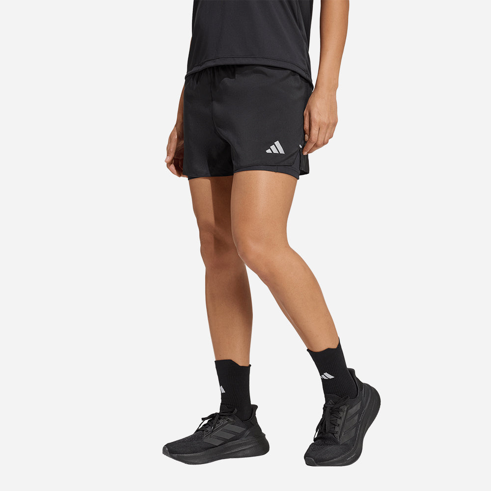 Quần Ngắn Thể Thao Nữ Adidas Adi365 Running Essentials 2In1 - Đen - Supersports Vietnam