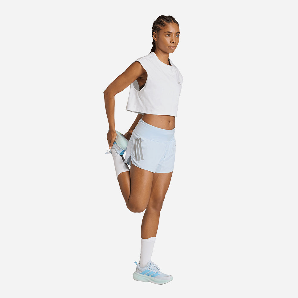 Áo Ba Lỗ Nữ Adidas Running Essentials Crop - Trắng - Supersports Vietnam