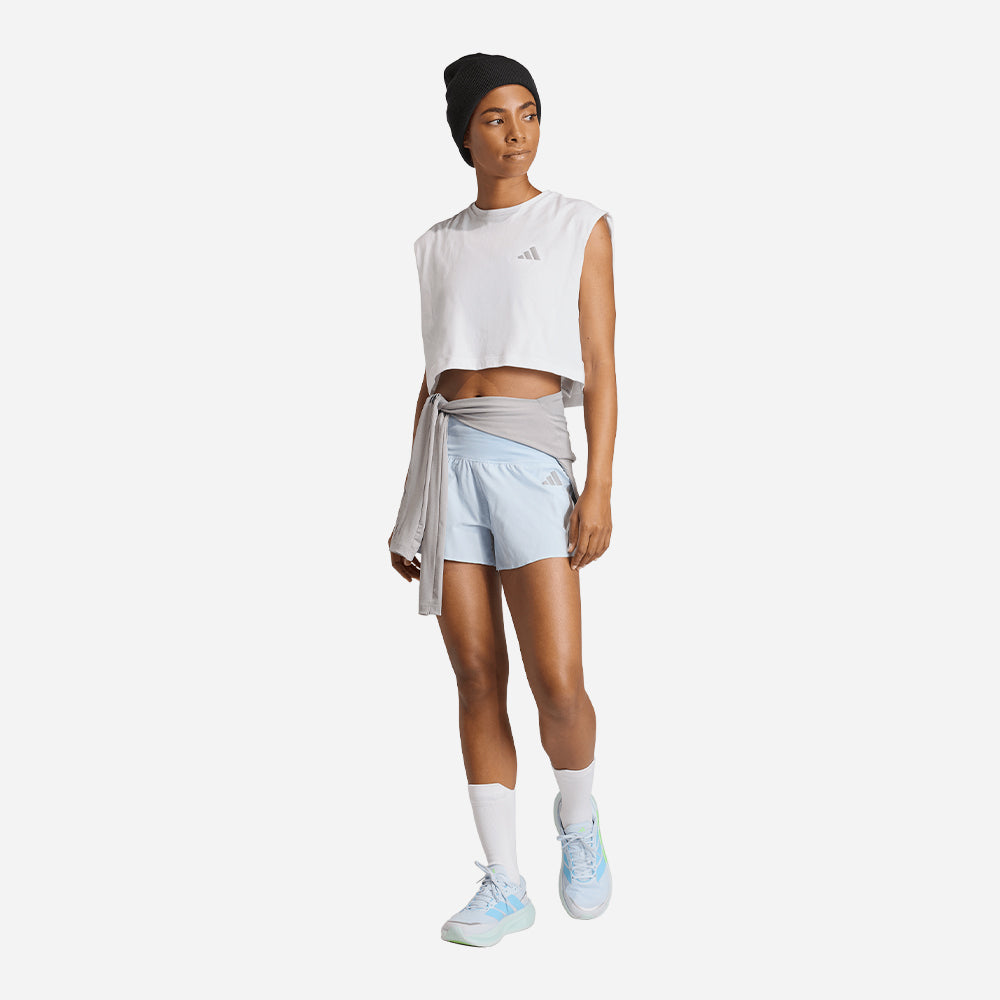 Áo Ba Lỗ Nữ Adidas Running Essentials Crop - Trắng - Supersports Vietnam