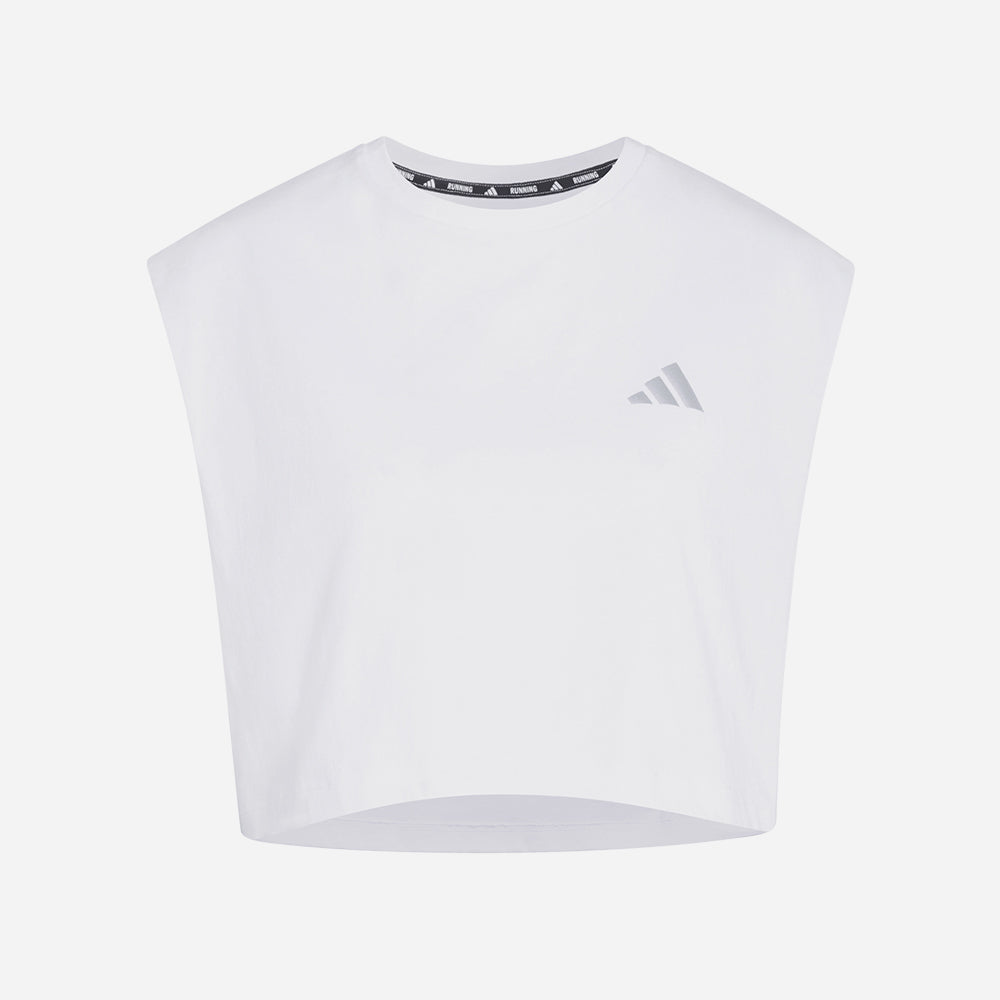 Áo Ba Lỗ Nữ Adidas Running Essentials Crop - Trắng - Supersports Vietnam