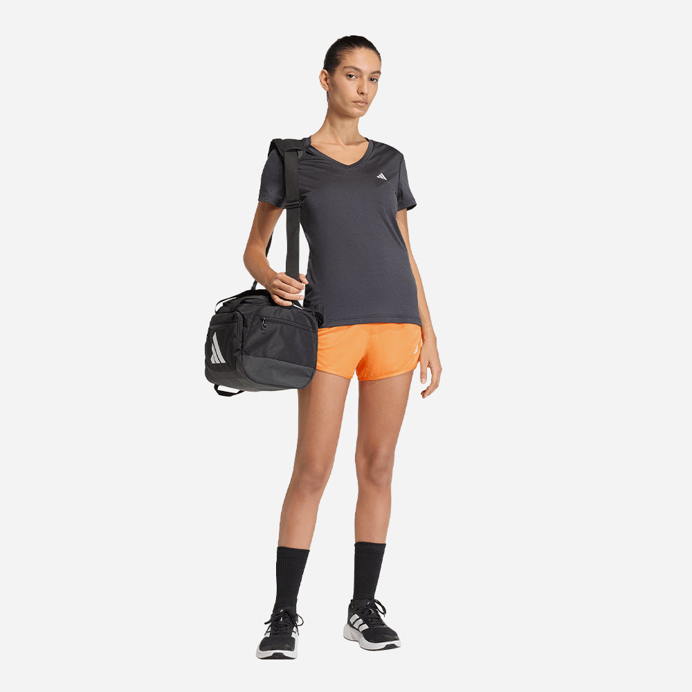 Áo Thun Nữ Adidas Workout Essentials V-Neck - Xám - Supersports Vietnam