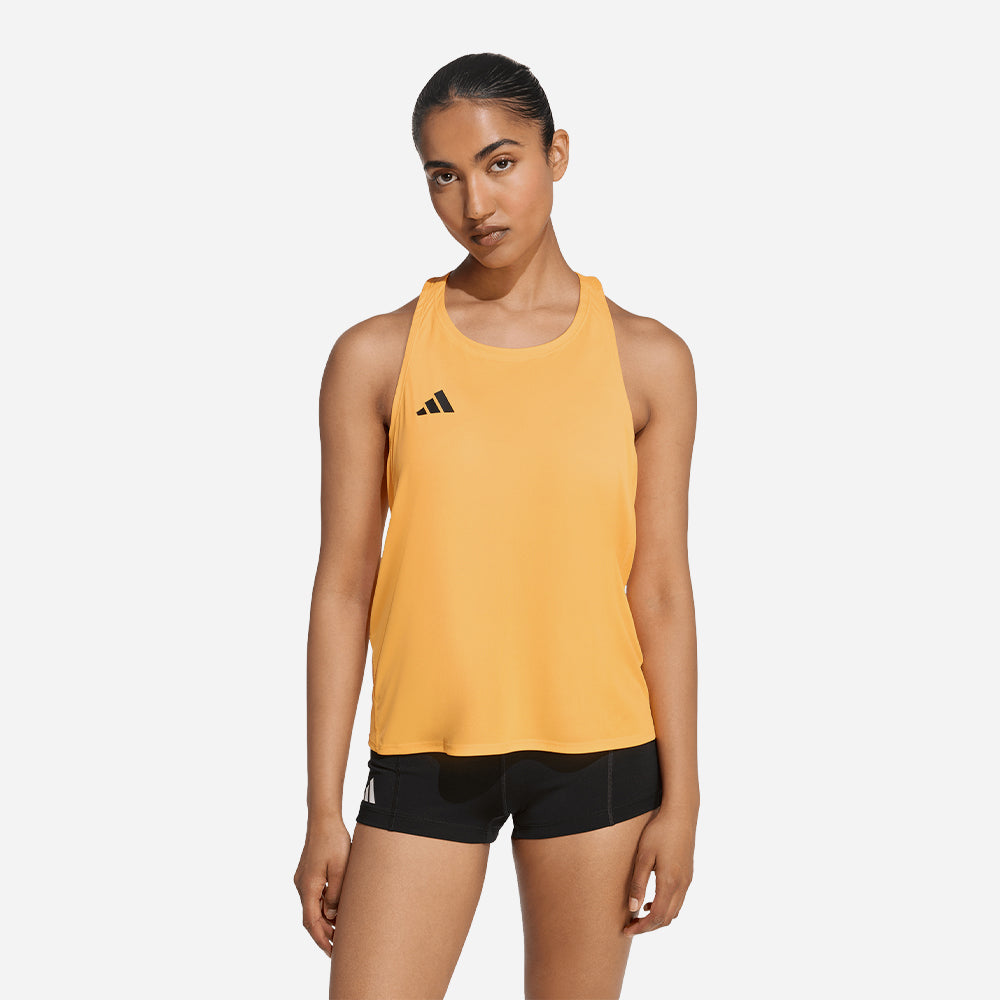 Áo Ba Lỗ Nữ Adidas Adizero Essentials Running - Cam - Supersports Vietnam