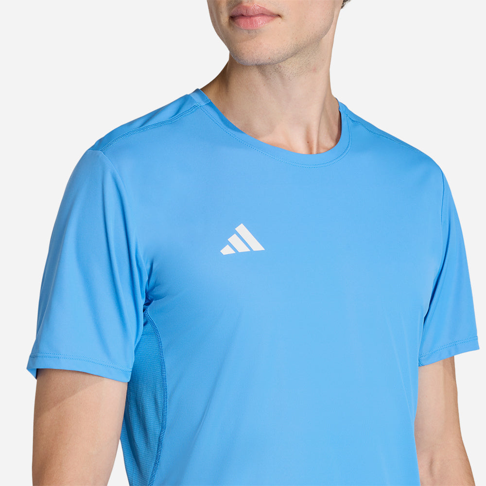 Áo Thun Nam Adidas Adizero Essentials Running - Xanh Dương - Supersports Vietnam