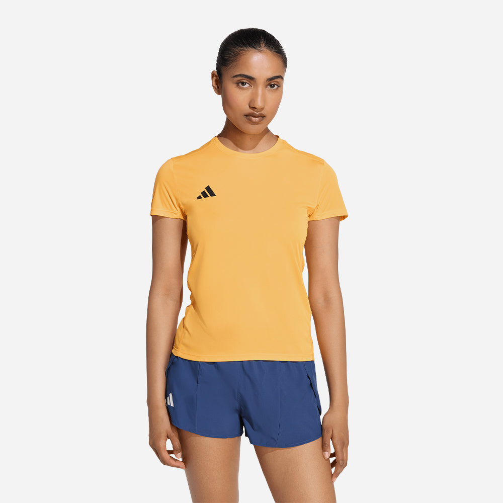 Áo Thun Nữ Adidas Adizero Essentials Running - Vàng - Supersports Vietnam