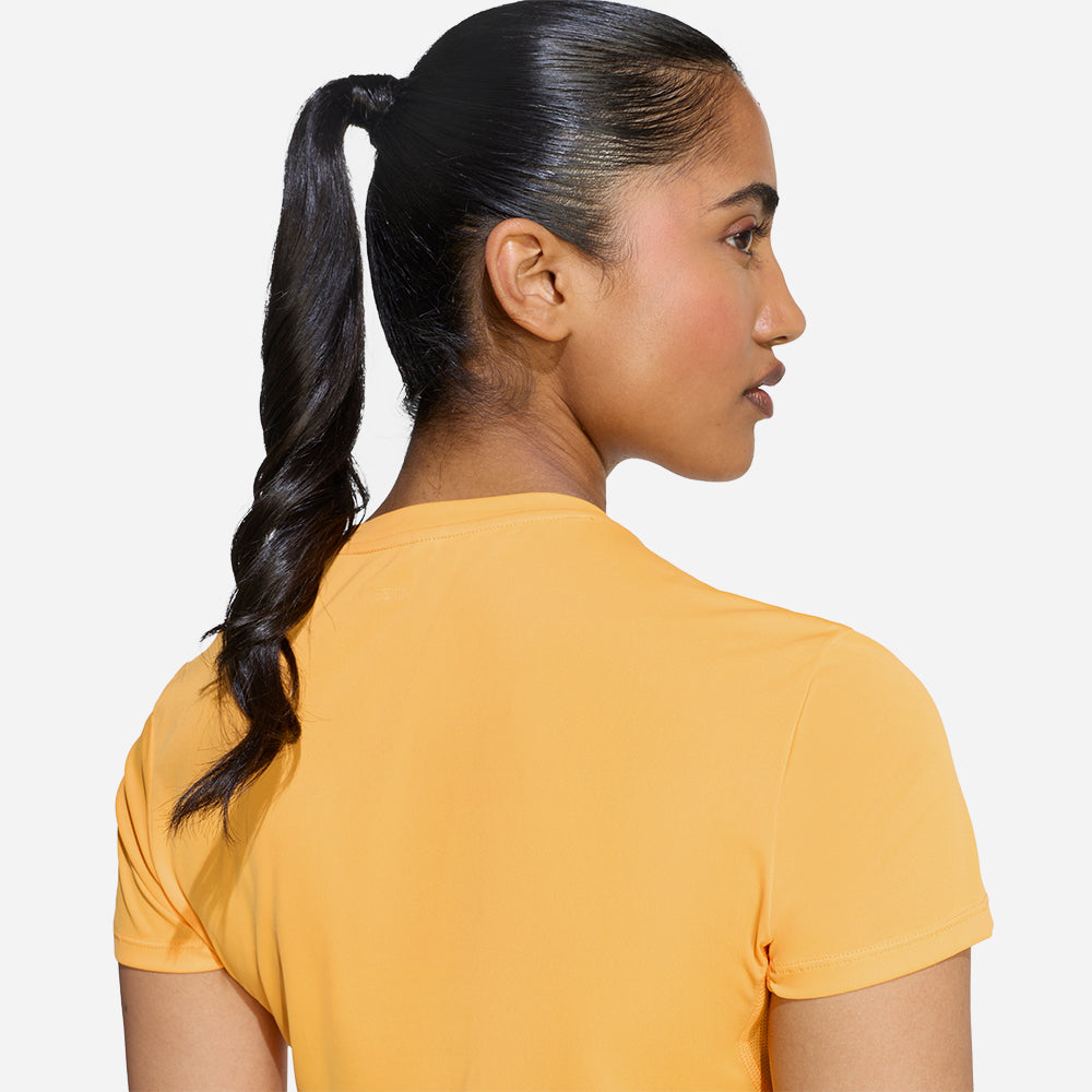 Áo Thun Nữ Adidas Adizero Essentials Running - Vàng - Supersports Vietnam