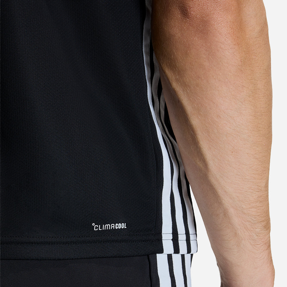 Áo Thun Nam Adidas Workout Essentials Base 3-Stripes - Đen - Supersports Vietnam