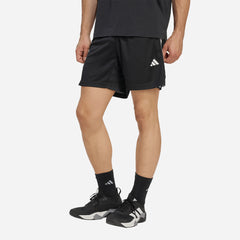 Quần Ngắn Thể Thao Nam Adidas Workout Essentials Base 3-Stripes Pique - Đen - Supersports Vietnam
