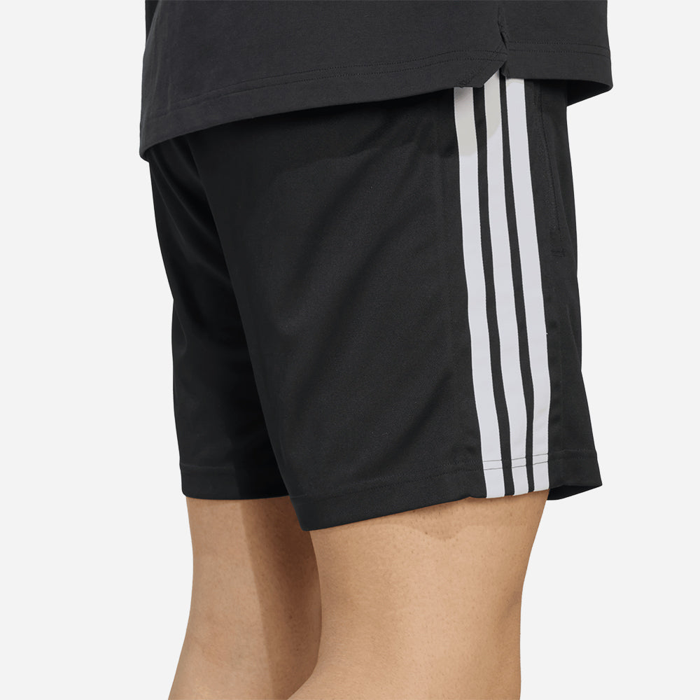 Quần Ngắn Thể Thao Nam Adidas Workout Essentials Base 3-Stripes Pique - Đen - Supersports Vietnam
