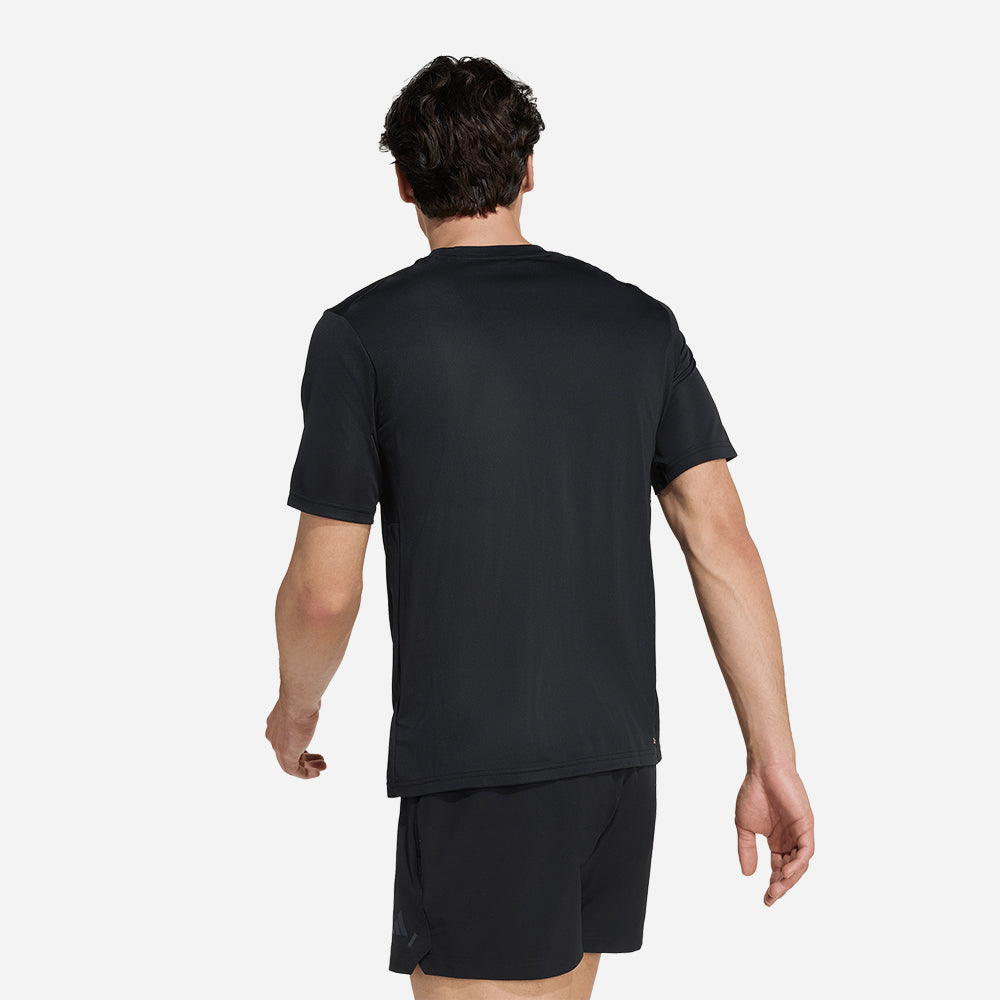 Áo Thun Nam Adidas Workout Essential Basic - Đen - Supersports Vietnam