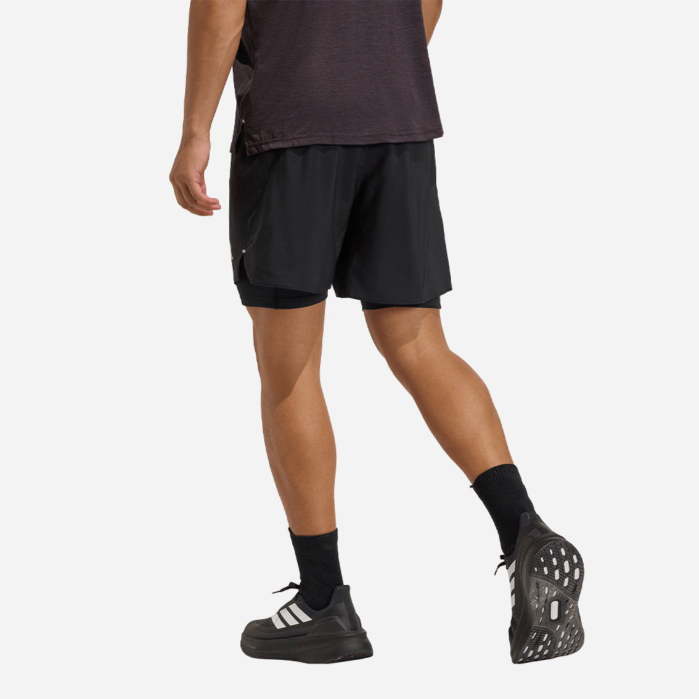 Quần Ngắn Thể Thao Nam Adidas Adi365 Running Essentials 2In1 - Đen - Supersports Vietnam