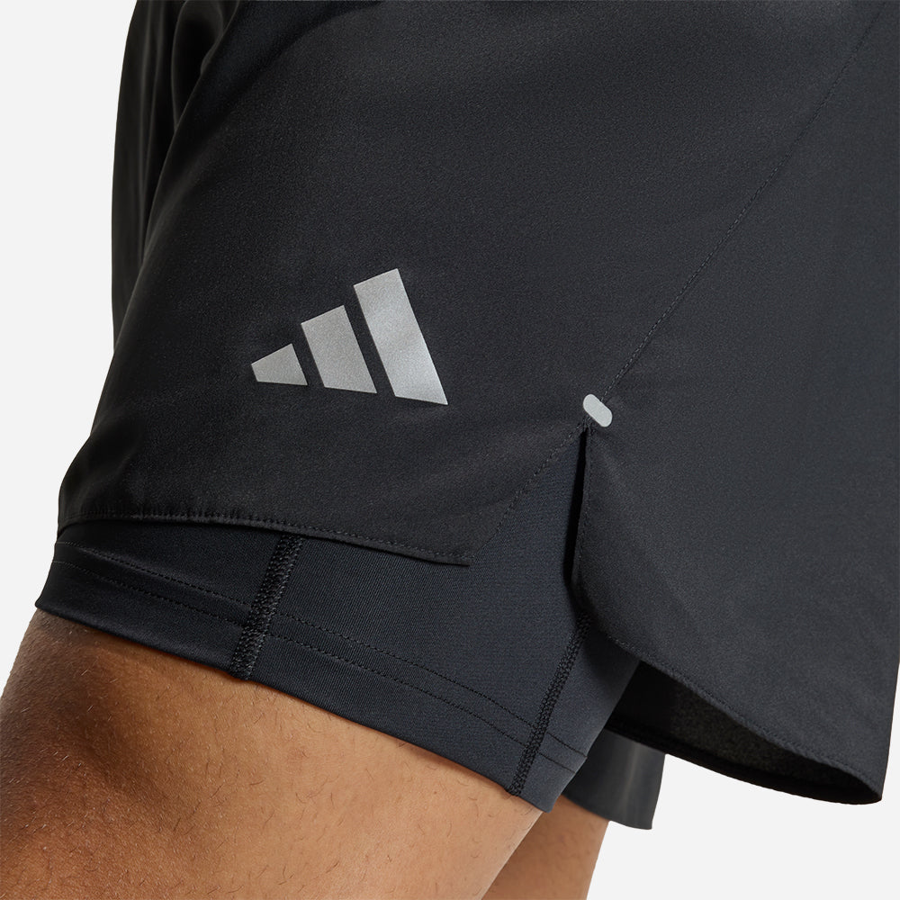 Quần Ngắn Thể Thao Nam Adidas Adi365 Running Essentials 2In1 - Đen - Supersports Vietnam