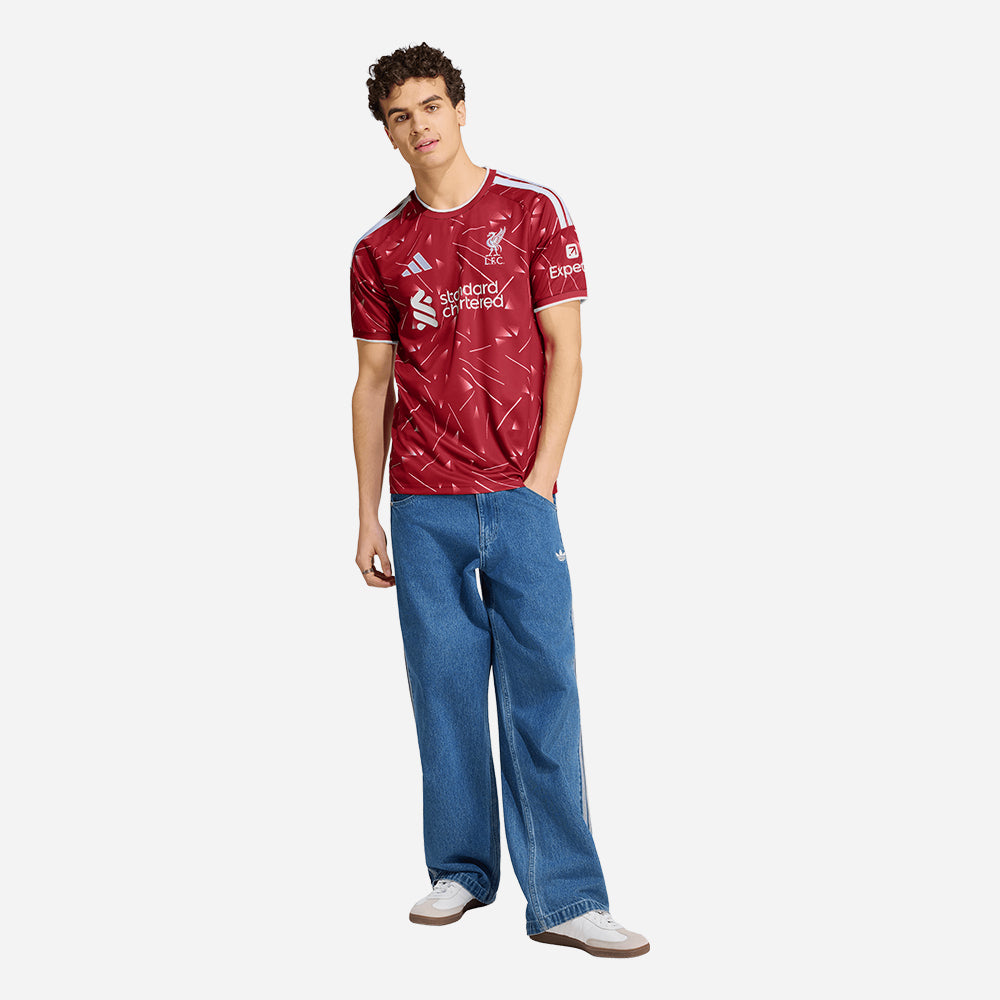 Áo Đá Bóng Nam Adidas Sân Nhà Liverpool Fc 26/27 Replica - Đỏ - Supersports Vietnam