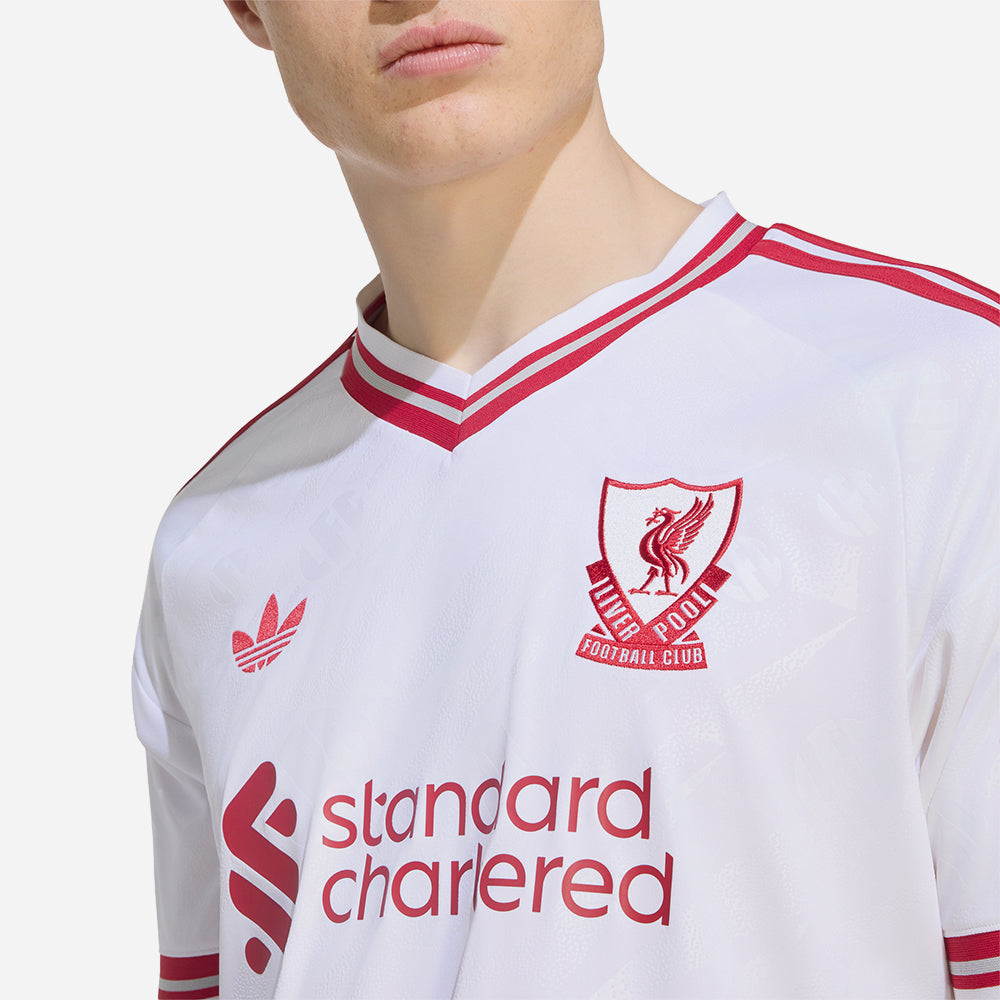 Áo Đá Bóng Nam Adidas Sân Khách Liverpool Fc 26/27 - Trắng - Supersports Vietnam