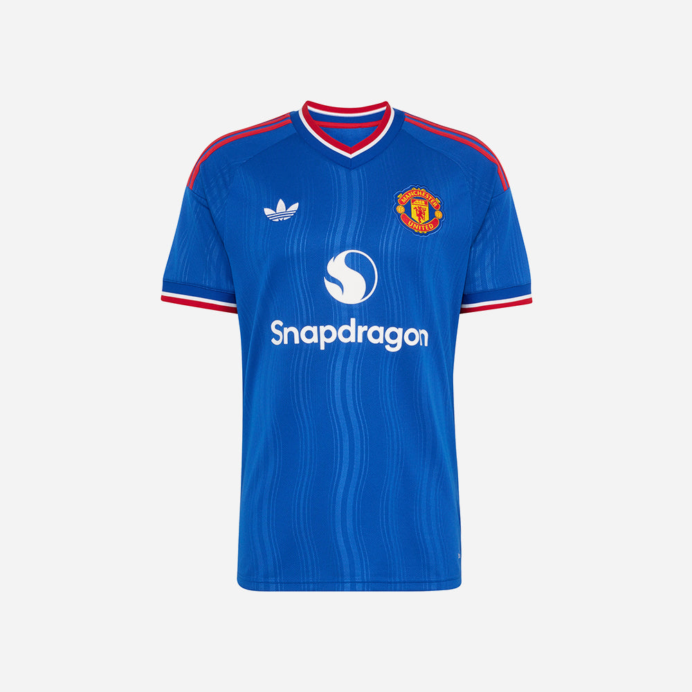 Áo Đá Bóng Nam Adidas Sân Khách Manchester United 26/27 Replica - Xanh Dương - Supersports Vietnam
