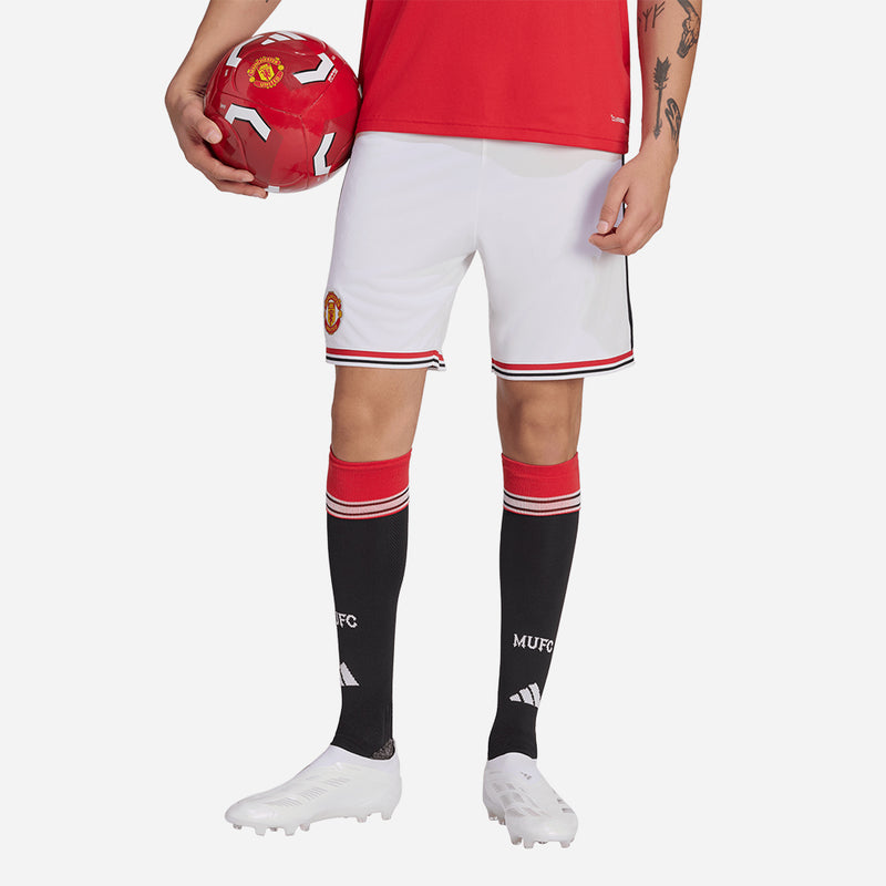 Quần Ngắn Thể Thao Nam Adidas Sân Nhà Manchester United Fc 26/27 Replica - Trắng