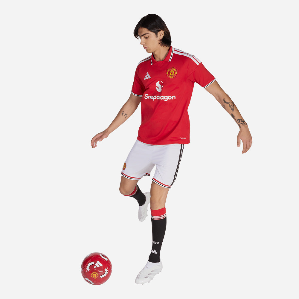 Quần Ngắn Thể Thao Nam Adidas Sân Nhà Manchester United Fc 26/27 Replica - Trắng - Supersports Vietnam