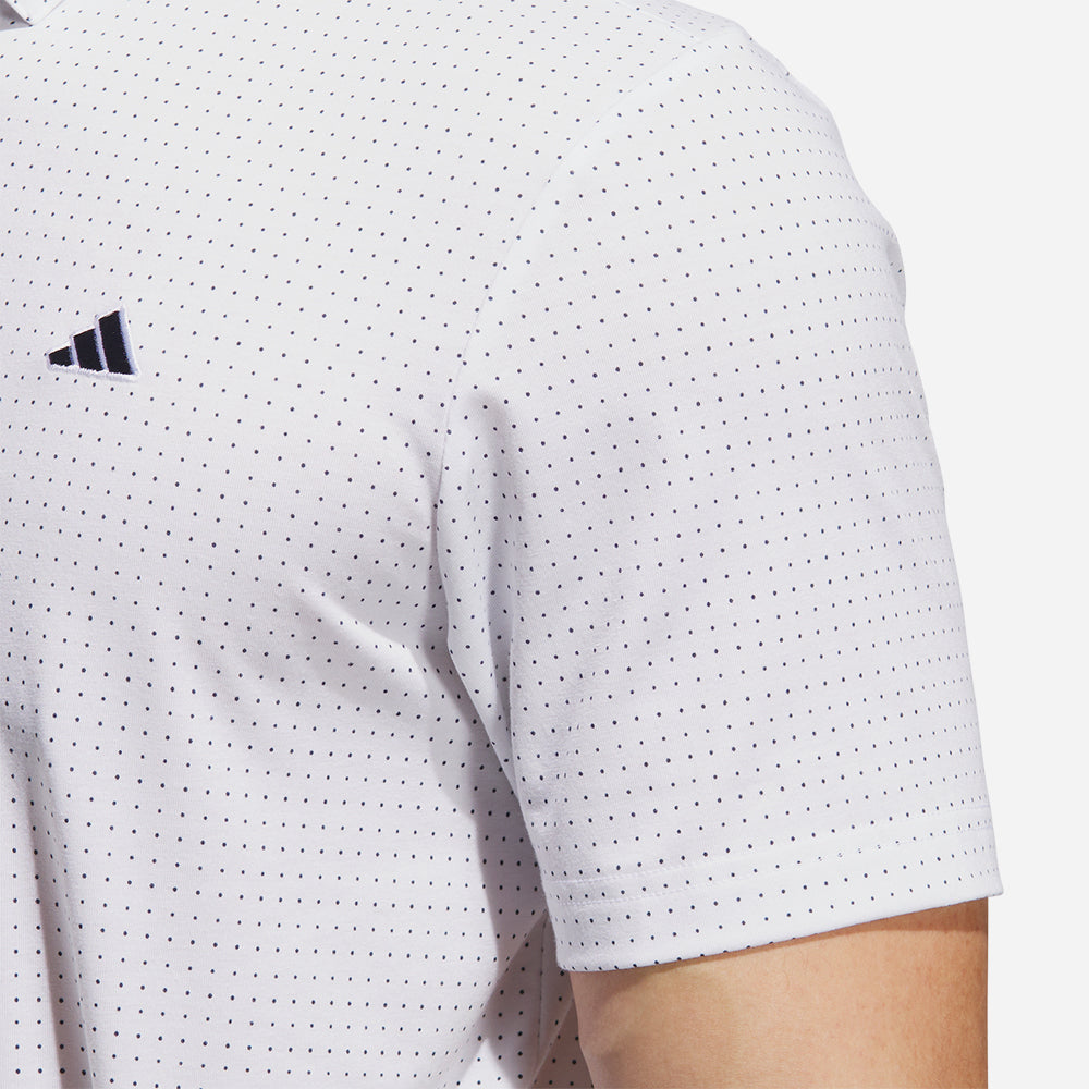 Áo Polo Nam Adidas Go-To Rise Print - Trắng - Supersports Vietnam