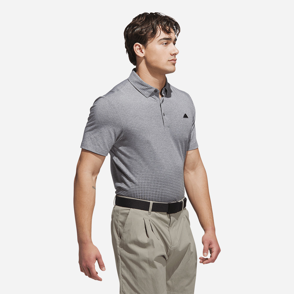 Áo Polo Nam Adidas Go-To Rise Print - Xám - Supersports Vietnam