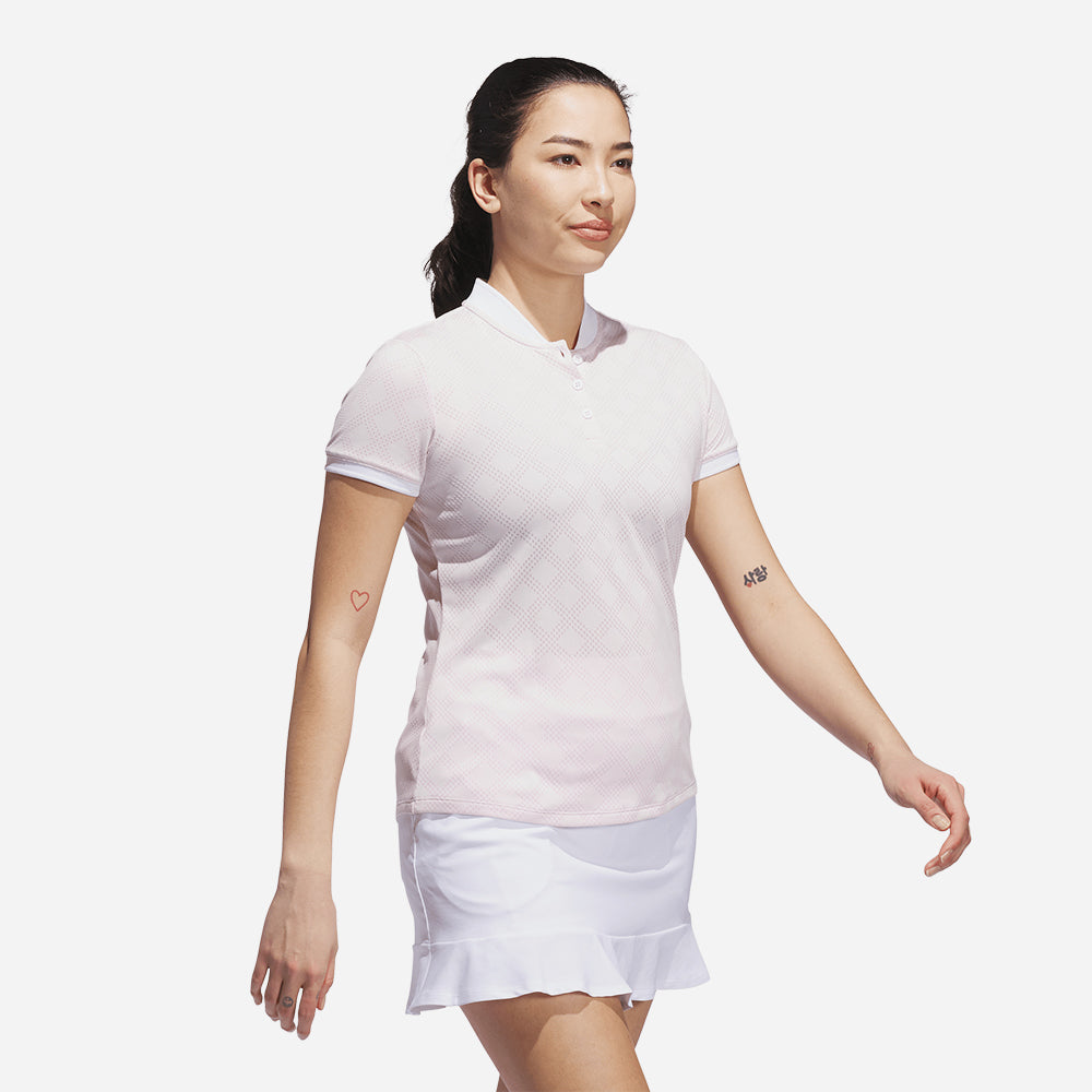 Áo Polo Nữ Adidas Ultimate365 Jacquard - Hồng - Supersports Vietnam
