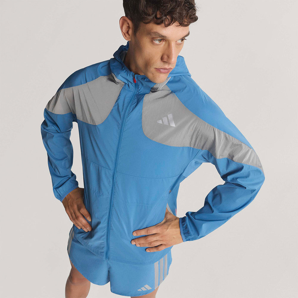 Áo Khoác Nam Adidas Adizero Ekiden Running - Xanh Dương - Supersports Vietnam