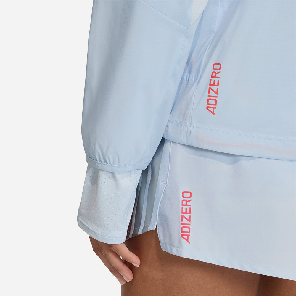 Áo Khoác Nữ Adidas Adizero Ekiden Running - Xanh Dương - Supersports Vietnam