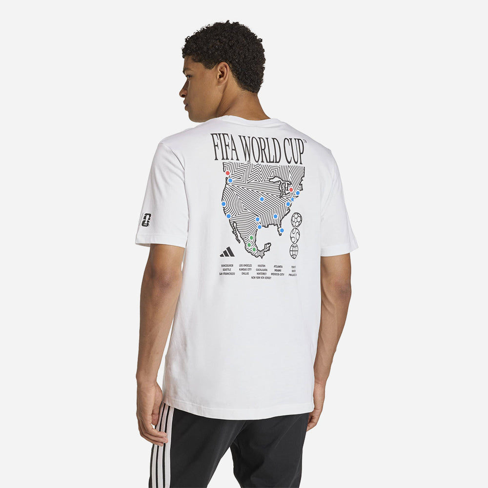 Áo Thun Nam Adidas Fifa World Cup 26™ Map Graphic - Trắng - Supersports Vietnam