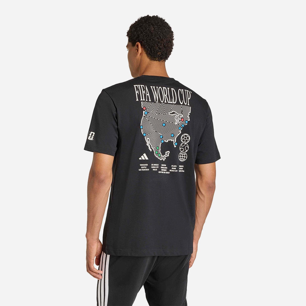 Áo Thun Nam Adidas Fifa World Cup 26™ Map Graphic - Đen - Supersports Vietnam