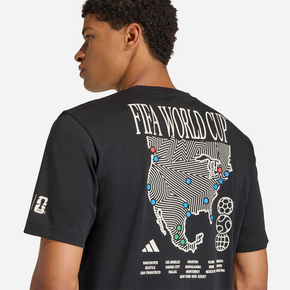 Áo Thun Nam Adidas Fifa World Cup 26™ Map Graphic - Đen - Supersports Vietnam