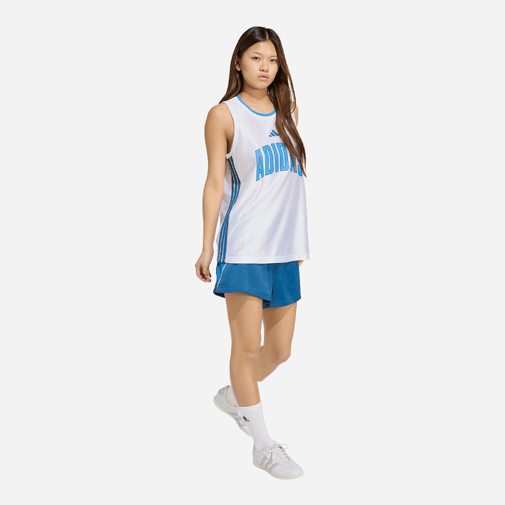 Quần Ngắn Thời Trang Nữ Adidas Stadium - Xanh Dương - Supersports Vietnam