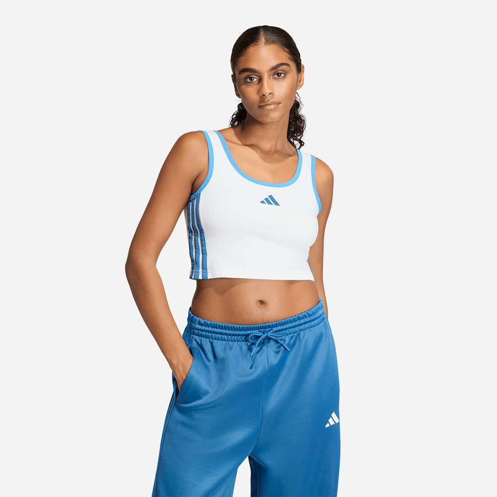 Áo Ba Lỗ Nữ Adidas Stadium - Trắng - Supersports Vietnam