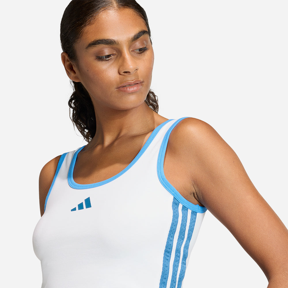 Áo Ba Lỗ Nữ Adidas Stadium - Trắng - Supersports Vietnam