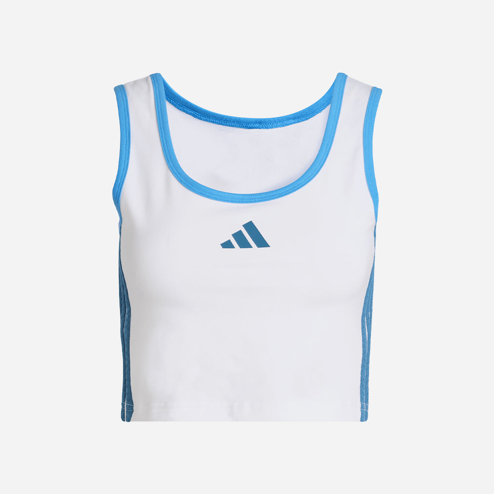 Áo Ba Lỗ Nữ Adidas Stadium - Trắng - Supersports Vietnam