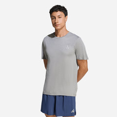 Áo Thun Nam Adidas Run Essentials - Xám - Supersports Vietnam