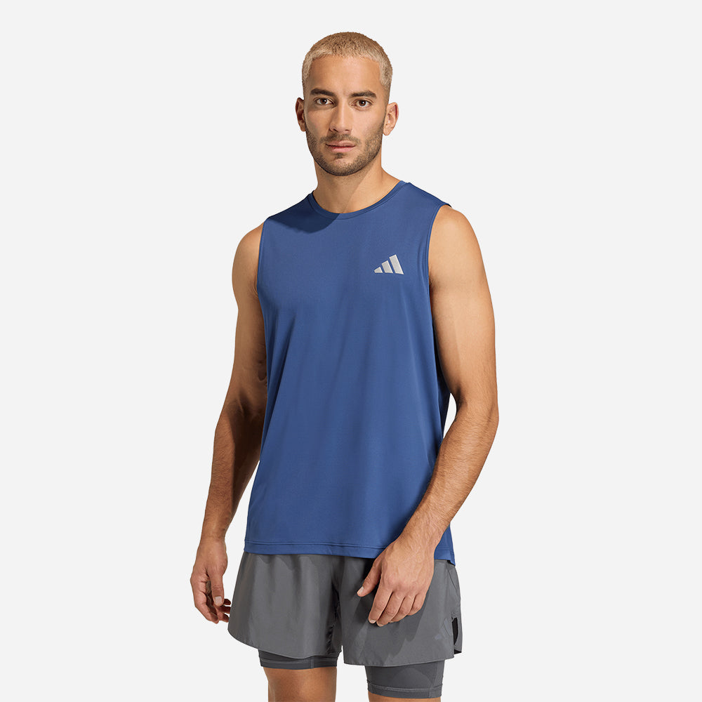 Áo Ba Lỗ Nam Adidas Adi365 Running Essentials - Xanh Dương - Supersports Vietnam