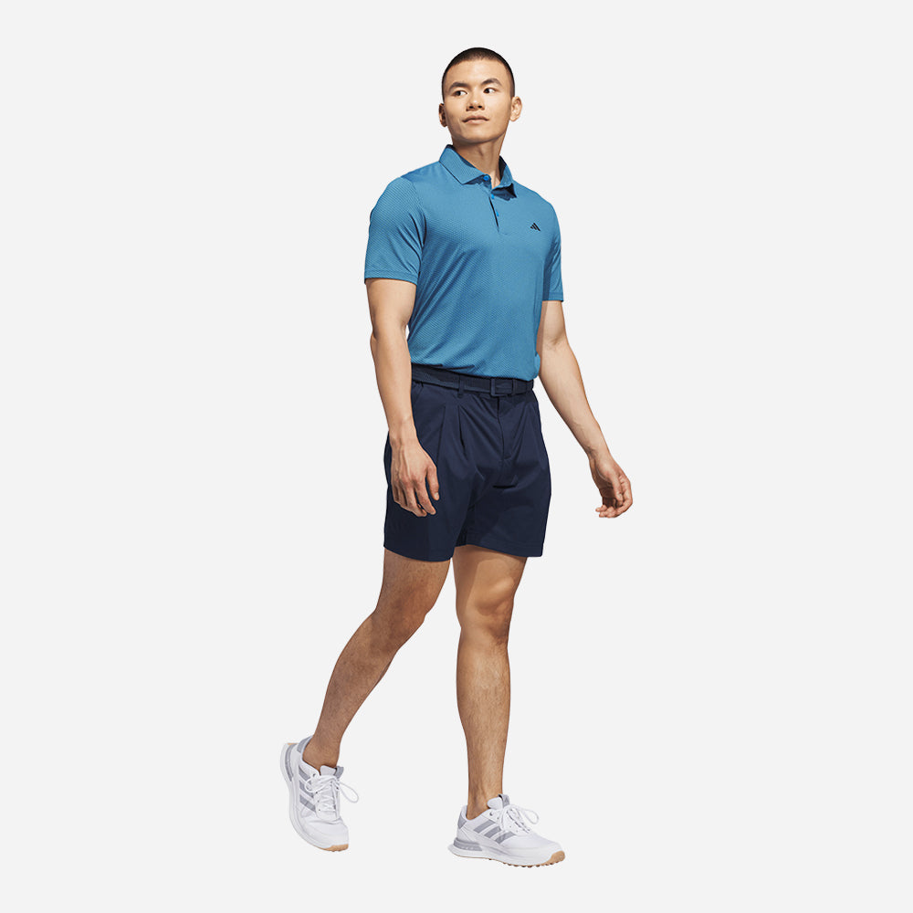 Áo Polo Nam Adidas Performance Textured - Xanh Dương - Supersports Vietnam