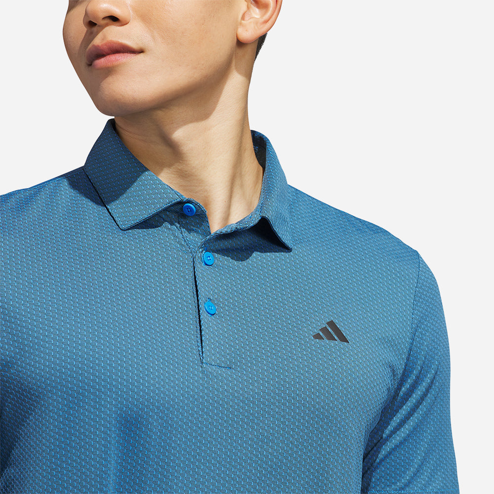 Áo Polo Nam Adidas Performance Textured - Xanh Dương - Supersports Vietnam