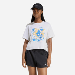 Áo Thun Nữ Adidas House Of Tiro Community Graphic - Trắng - Supersports Vietnam