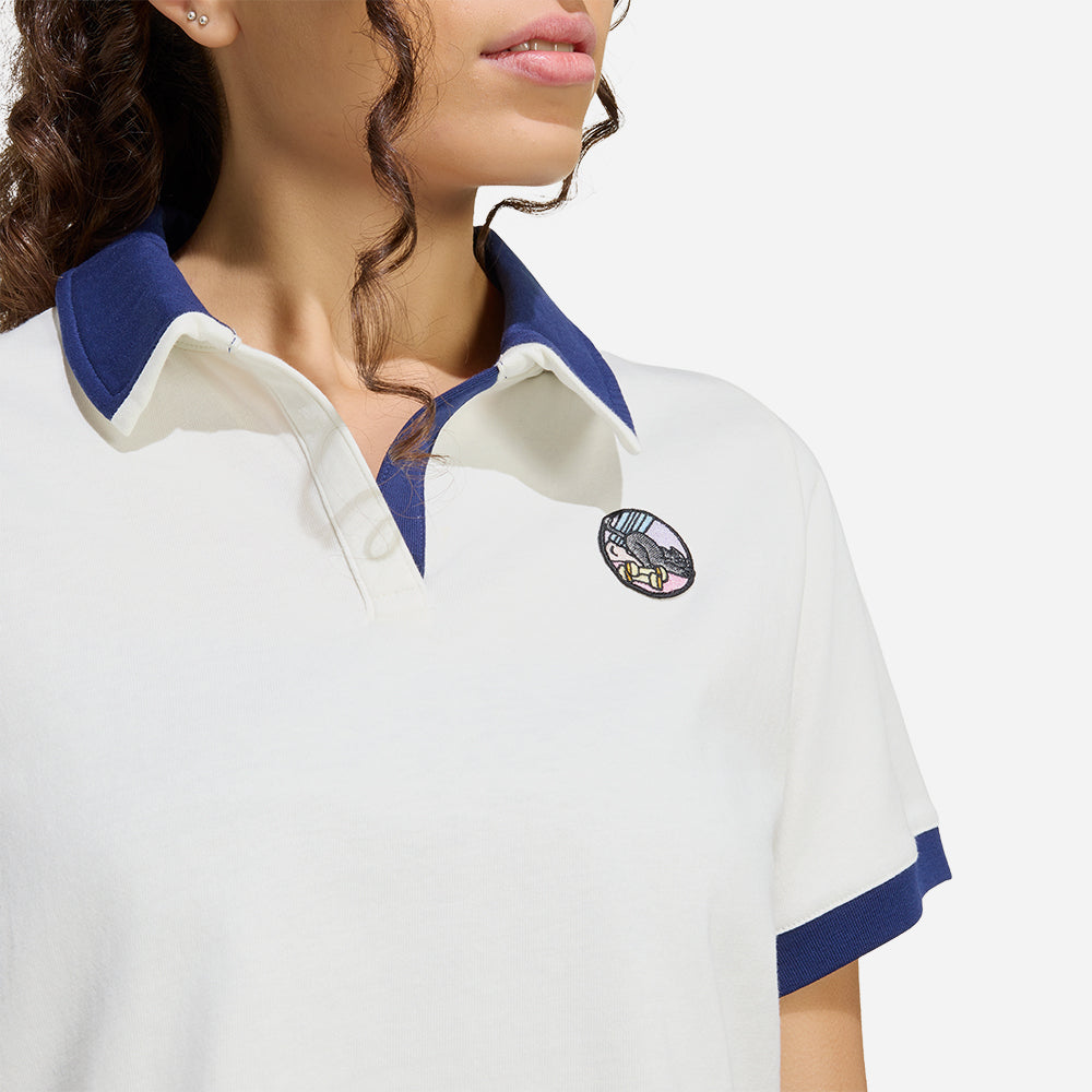 Áo Polo Nữ Adidas Pop Art Graphic Q2 - Trắng - Supersports Vietnam