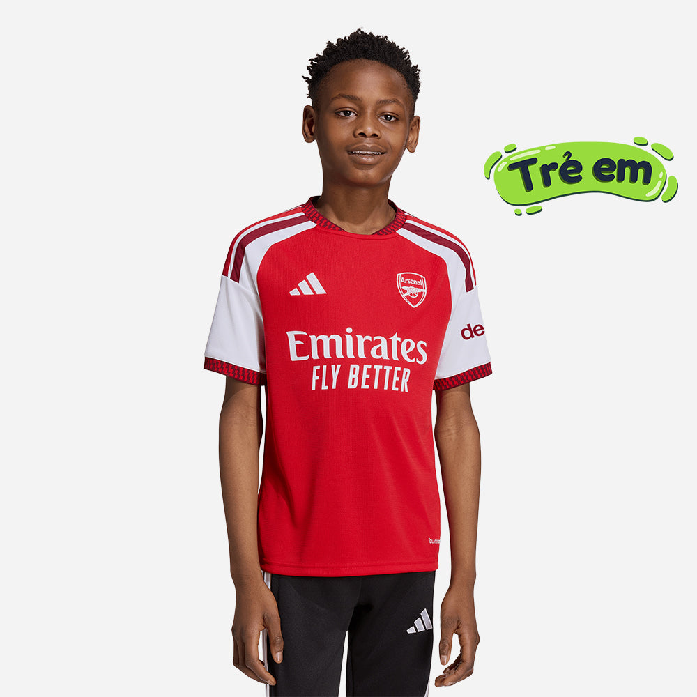 Áo Đá Bóng Trẻ Em Adidas Sân Nhà Arsenal Fc 26/27 Replica - Đỏ - Supersports Vietnam