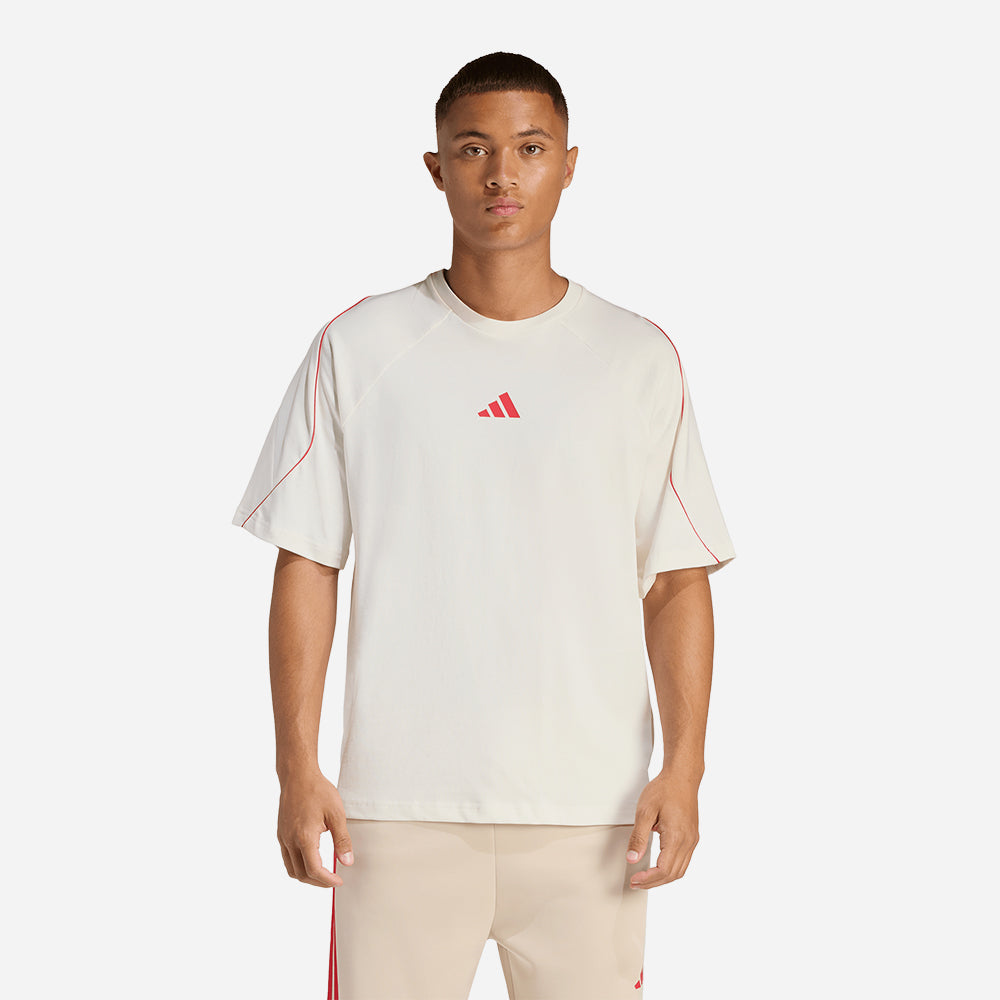 Áo Thun Nam Adidas Stadium - Trắng - Supersports Vietnam
